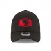 Men's San Francisco 49ers New Era Black Sideline Alt Tech 39THIRTY Flex Hat 2419750